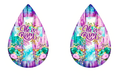 He Is Risen Sublimation Earrings